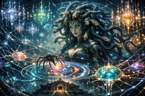Medusa Art by Chris Fiedler